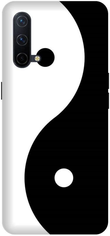 SAVETREE Back Cover for Oneplus Nord CE 5G, BLACK AND WHITE, THEAM  (Black, Dual Protection, Pack of: 1)