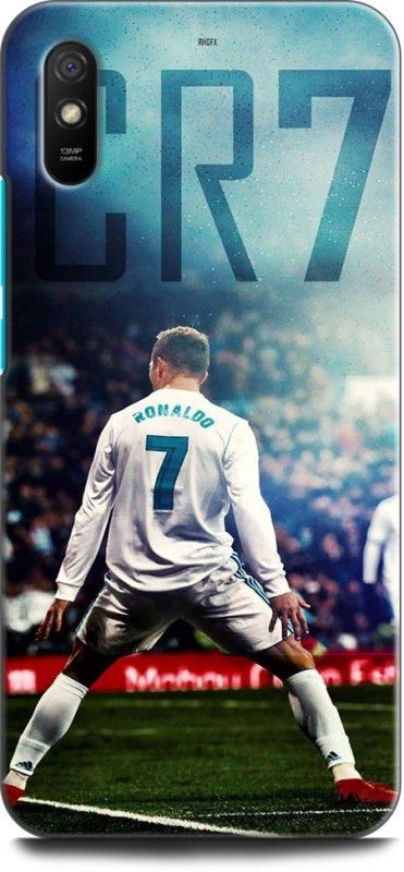 WallCraft Back Cover for REDMI 9i Sport CRISTIANO RONALDO, CR-7, REAL MADRID, FOOTBALL, SPORTS  (Multicolor, Dual Protection, Pack of: 1)