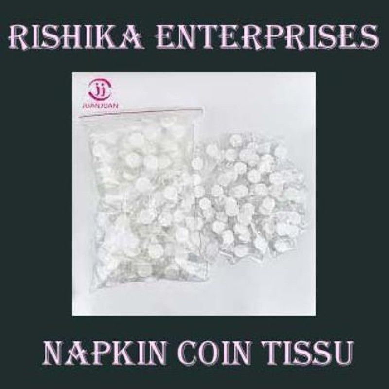 RISHIKA ENTERPRISES NAPKIN MAGIC COMPREESED TISSU WATER ABSURABLE (50 PCS) TISSU 20  (50 Tissues)
