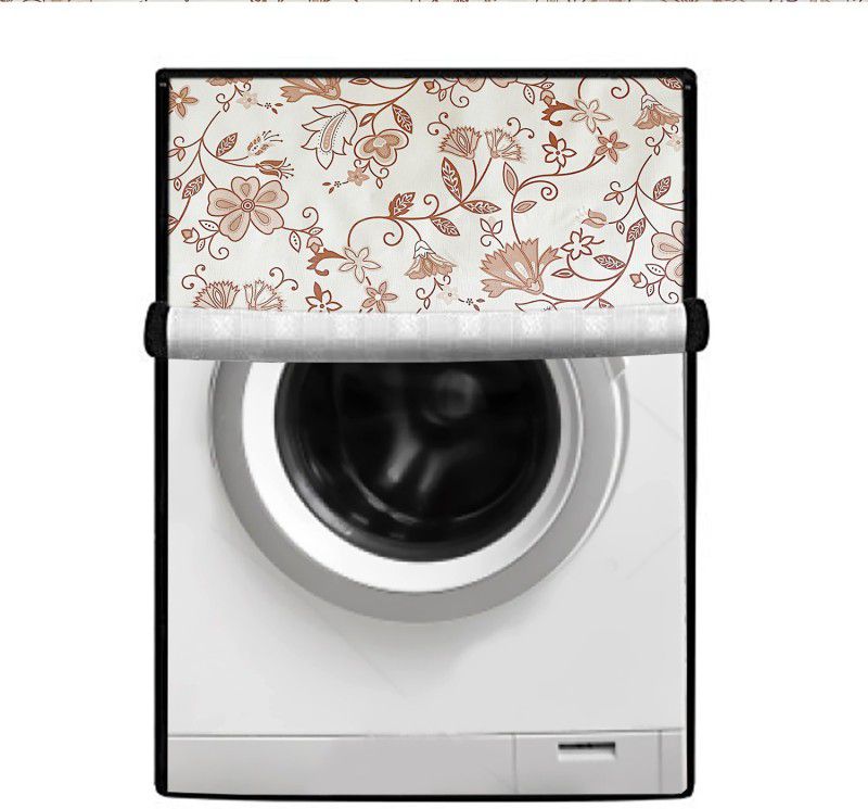 JM Homefurnishings Front Loading Washing Machine Cover  (Width: 73 cm, Tumbleweed, Apricot)