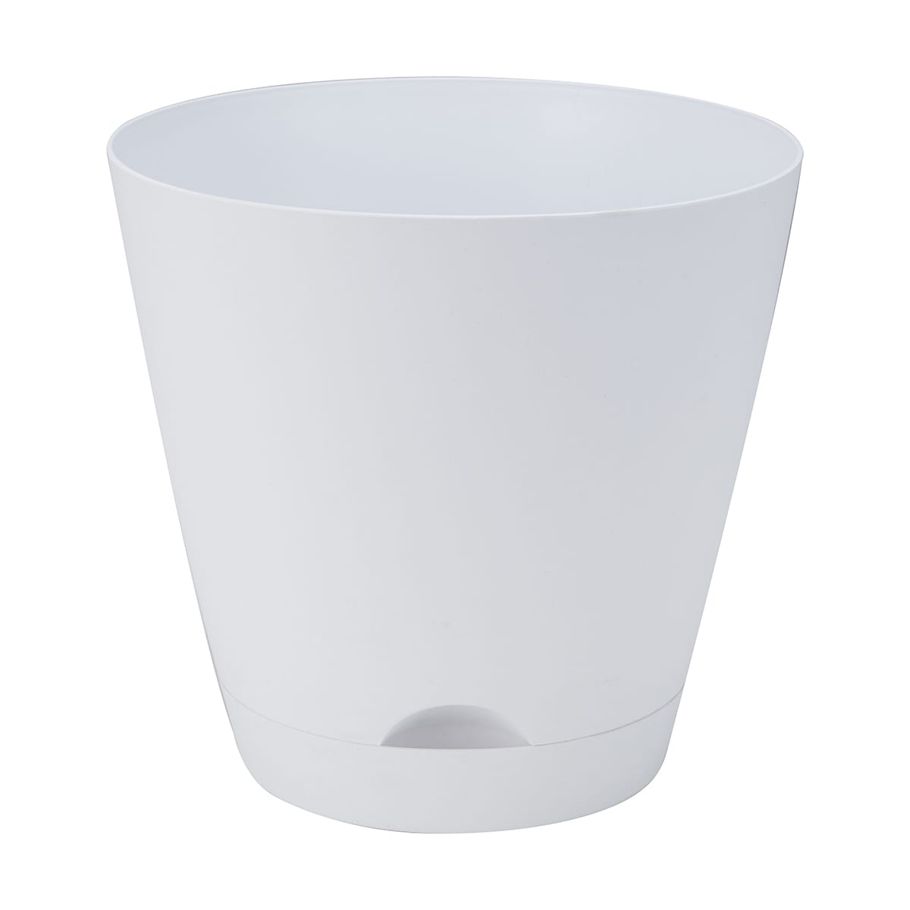 35cm Plastic Pot - White