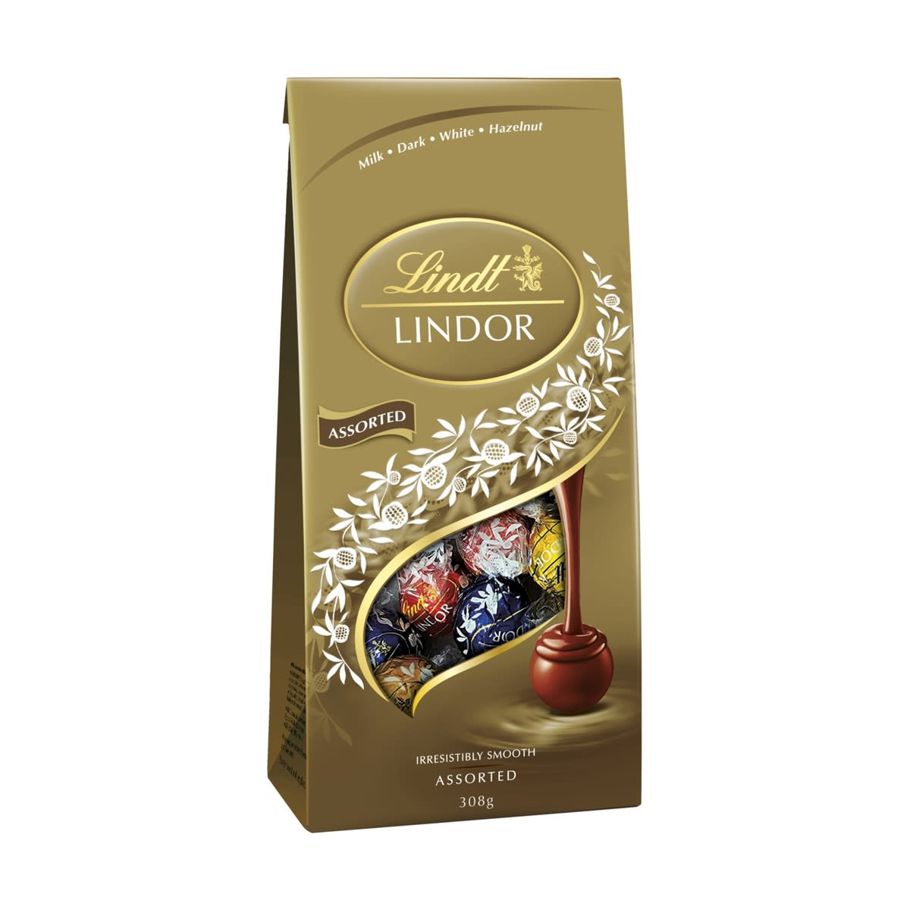 Lindt Lindor Assorted Chocolate Bag 308g