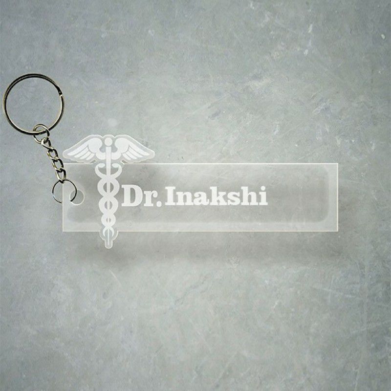 SY Gifts Doctor Logo Desigh With Inakshi Name Key Chain