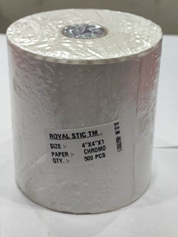 ROYAL STIC Self Adhesive Paper Label  (White)