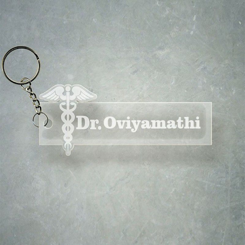 SY Gifts Doctor Logo Desigh With Oviyamathi Name Key Chain