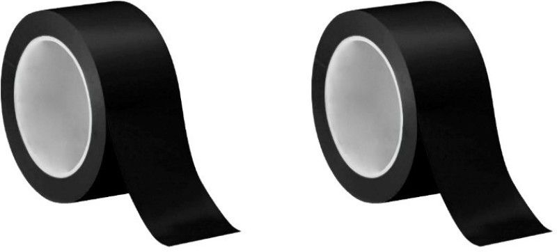 BlackDreams PVC Vinyl Material Water Proof manual 48mm (2 Inch) X 30 Meter Floor Marking Tape (Manual)  (Black)