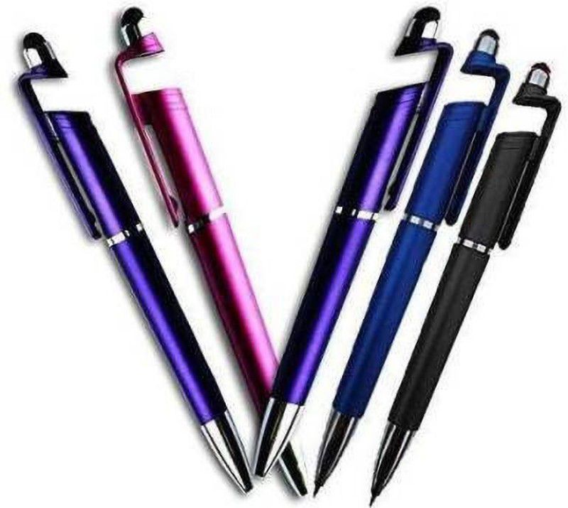SAIANSH ENTERPRISES 5 Multi-function Pen  (Pack of 5, Blue)