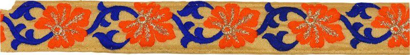 CRYSTAL CREATION E-461-Blue & Orange Lace Reel  (Pack of 1)