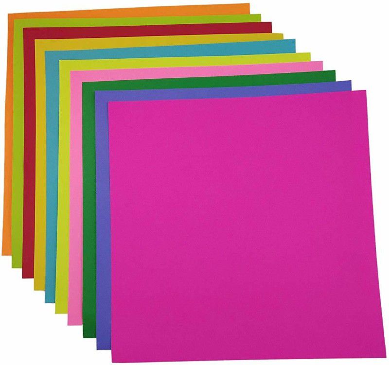 NOZOMI Multipurpose Paper Unruled A4 Size 75 gsm Coloured Paper  (Set of 100, Multicolor)