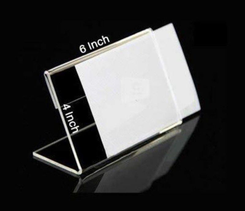 Capital Plastic Industries Acrylic premium transparent display stand or lecture stand Card Display Stand  (2.5 inch Wide)
