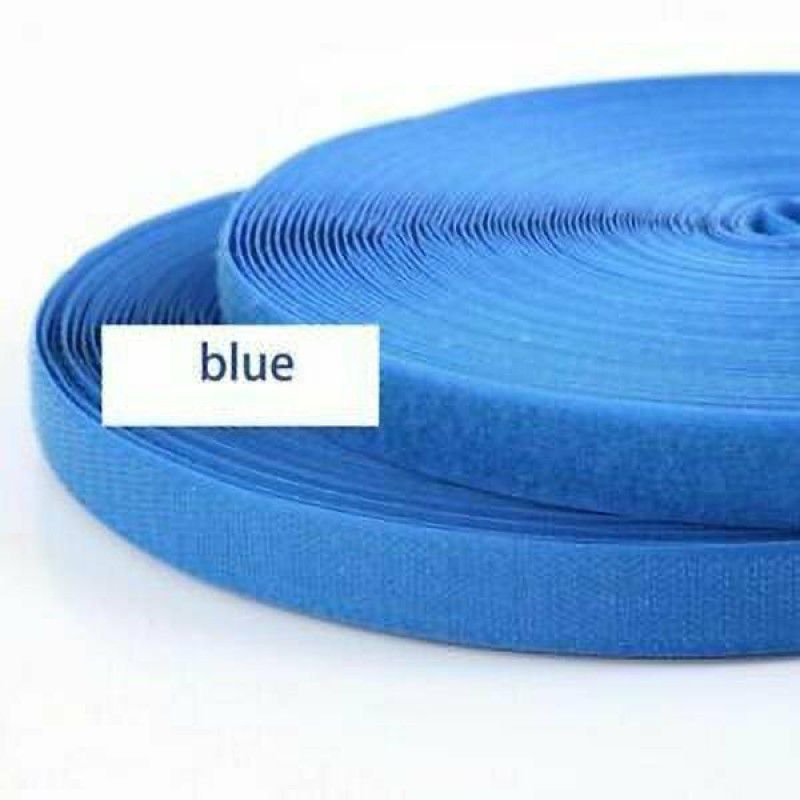 SHAS Hook & Loop 25 mtr Stick-on Velcro  (Blue)