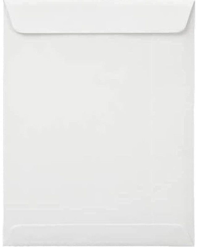 Naveen Traders 80 GSM Pack of 100 ( 8 * 10) Envelopes  (Pack of 100 White)