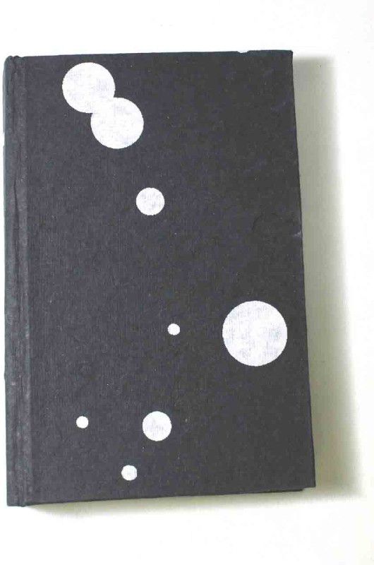 Camlon Exports Handmade A6 Notebook Unruled 96 Pages  (Black, White)