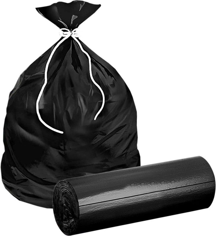 KUBER INDUSTRIES Small 30 Biodegradable Garbage Bags, Dustbin Bags, Trash Bags For Kitchen, Office, Warehouse, Pantry or Washroom, 17x19 Inches (Black)-HS41KUBMART24000 Small 25 L Garbage Bag  (30Bag )