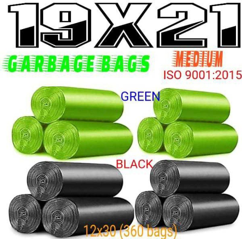 BRUOST garbage 19x21 12x30 ( 360 bags ) 12 ltr Medium 12 L Garbage Bag  (360Bag )
