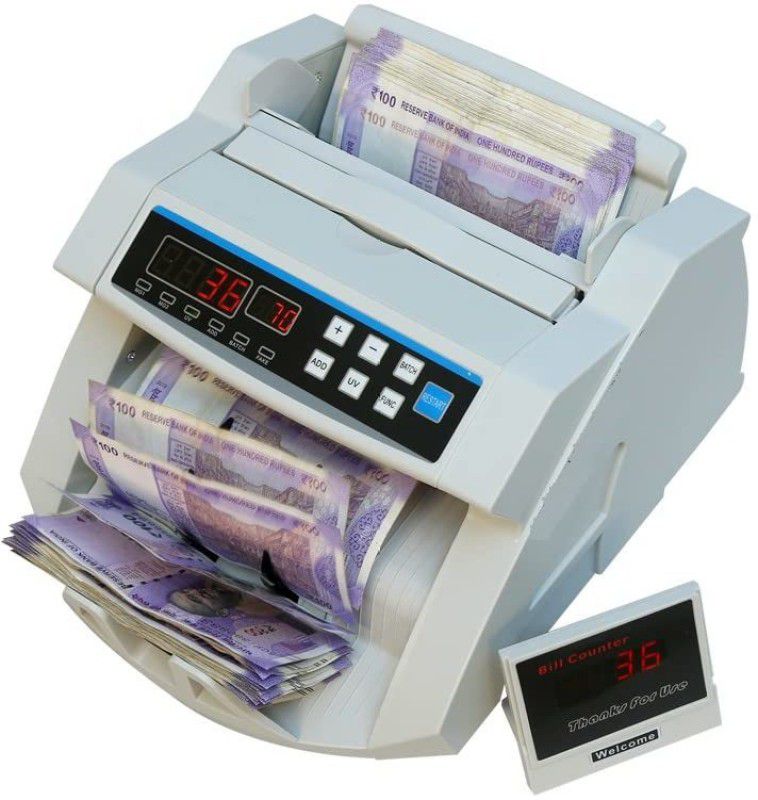 SWAGGERS Blue LED Note/Money/Currency Counting Machine with Fake Note Detection Updated Note Counting Machine  (Counting Speed - 1000 notes/min)