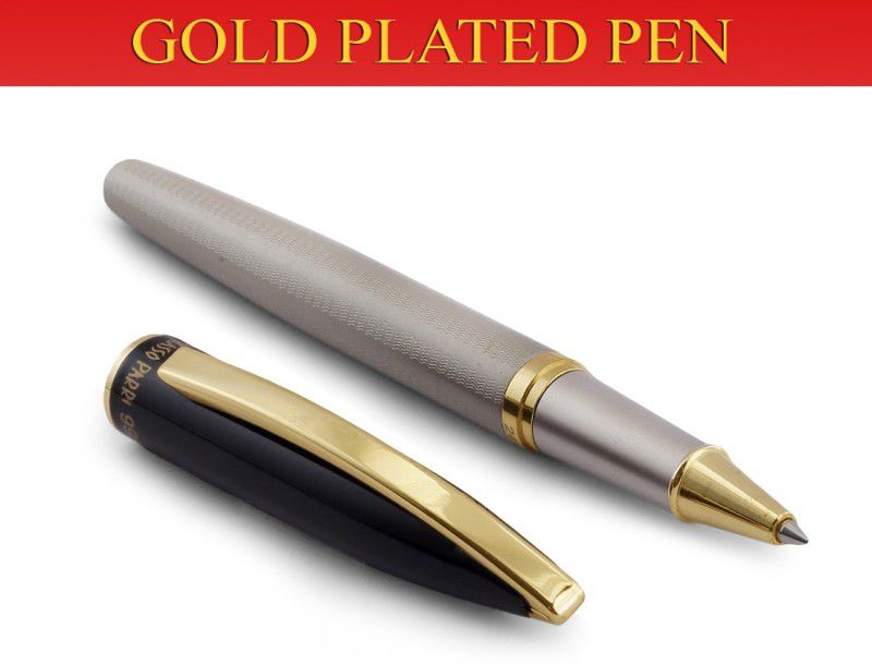 Hayman Picasso Parri 24 CT Gold Plated Roller Ball Pen  (Blue)