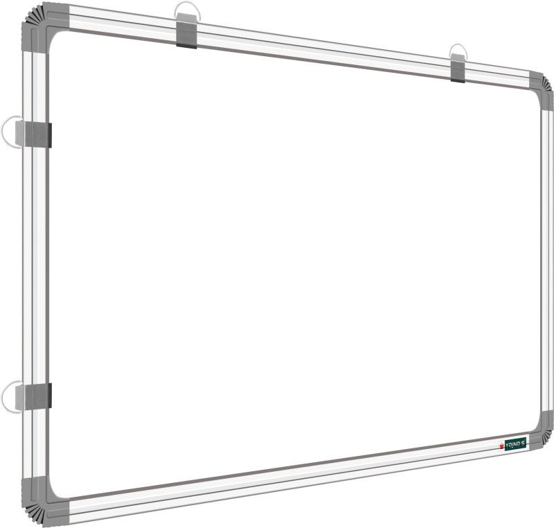 YAJNAS 3 X 4 Feets, Premium Non-Magnetic White board & Chalkboard, Pack of 1 White, Green board  (90 cm x 120 cm)