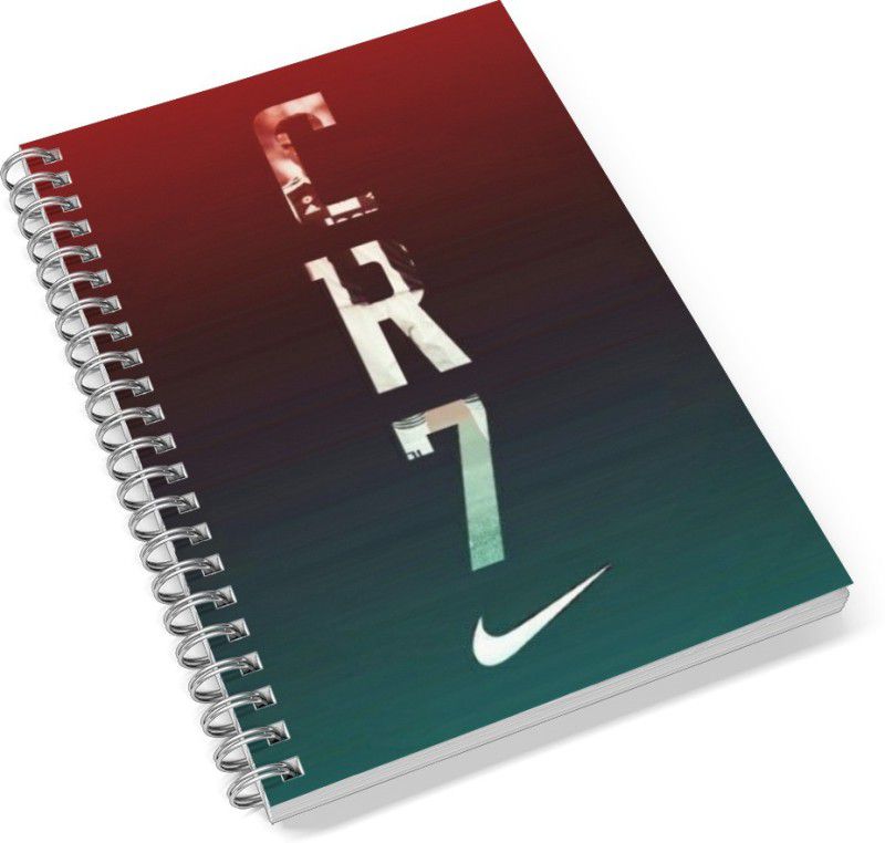 Pinklips Shopping Cristiano Ronaldo A5 Notebook Ruled 100 Pages  (Multicolor)