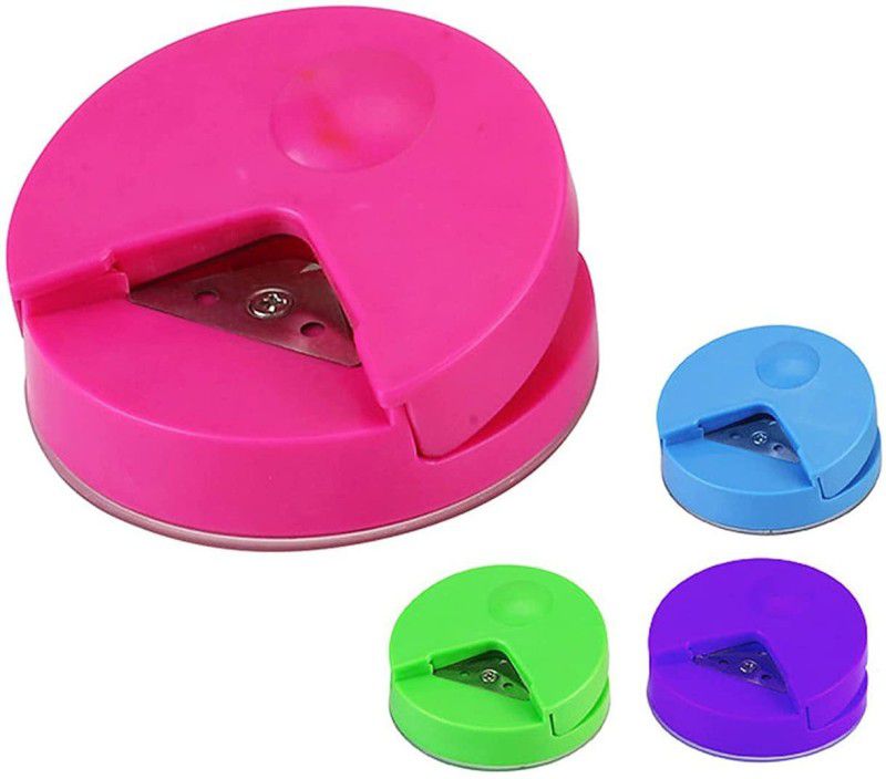 BM RETAIL Corner Rounder Punch R4 Mini Portable Round Corner Card Craft Scrapbook Photo Punches & Punching Machines  (Set Of 1, colour As Per Availability)