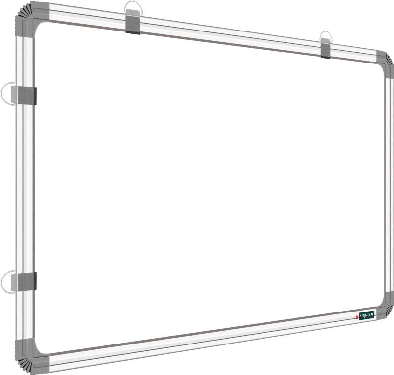 YAJNAS 3X4 Ft, Premium Non Magnetic White board & Chalk board, Pack of 01 White, Green board  (91 cm x 121 cm)
