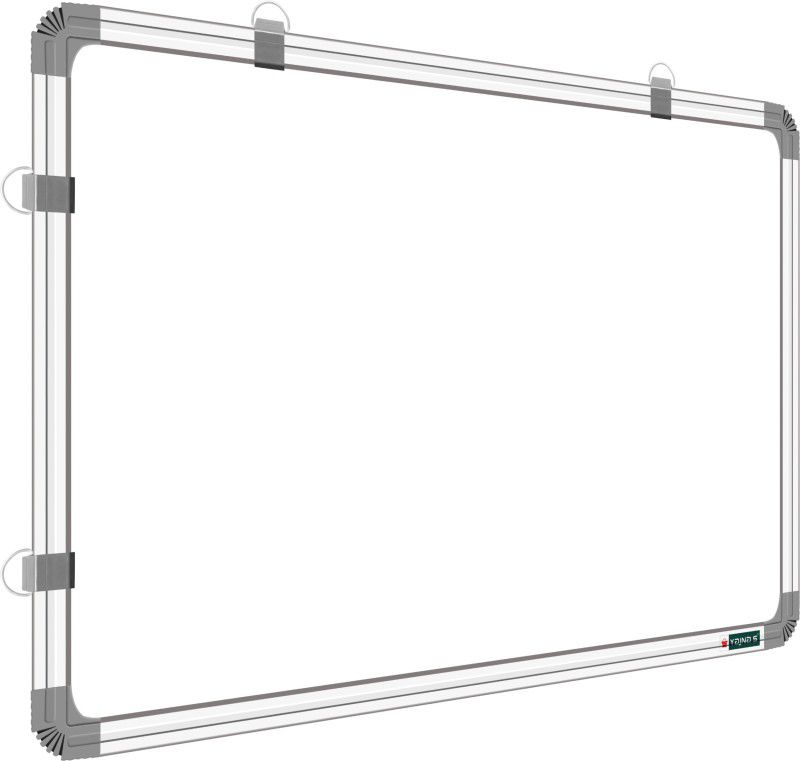 YAJNAS 3 X 4 Ft, Premium Non Magnetic White board & Chalkboard, Pack of 1 White, Green board  (120 cm x 90 cm)
