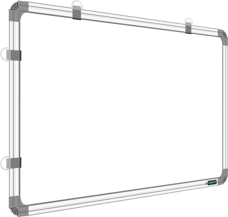 YAJNAS 3 X 4 Feets, Premium Non-Magnetic White board & Chalk board, Pack of 1 White, Green board  (90 cm x 120 cm)