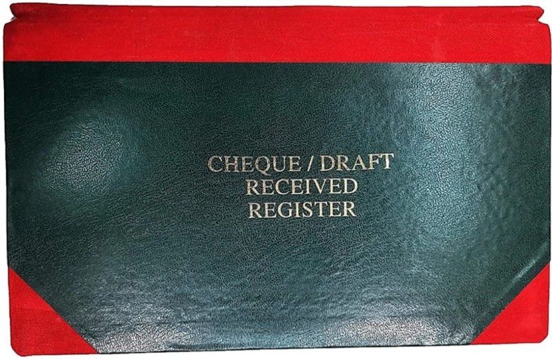 R K SALES R K Cheque and Draft receive REGISTER 100 PAGES PACK OF 1 2-Part Record keeping book  (1 Sets)