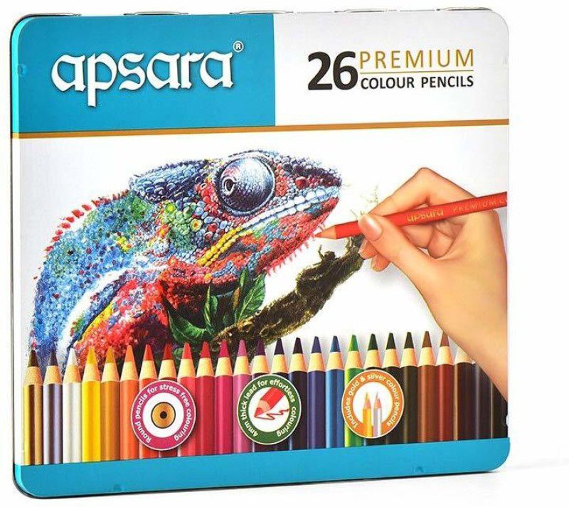 APSARA Art Creation Round Shaped Color Pencils  (Set of 1, Multicolor)
