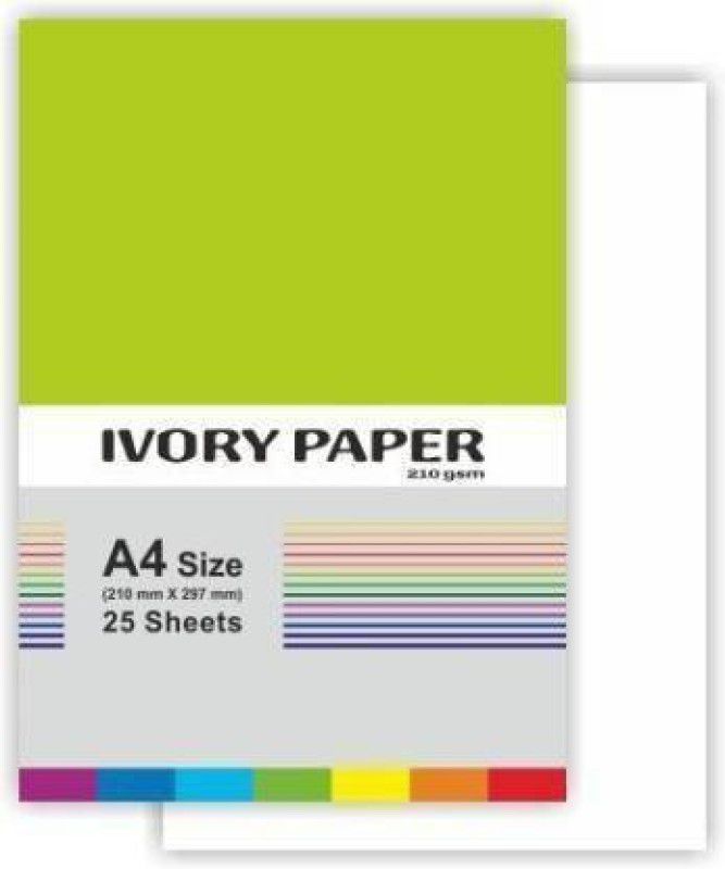 BYEASY unruled 25 cm x 21cm 210 gsm Drawing Paper  (Set of 1, White)