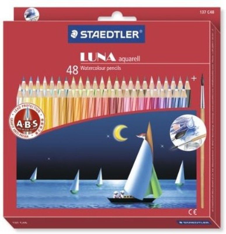 STAEDTLER Luna 48 Shades Round Shaped Color Pencils  (Set of 48, Multicolor)