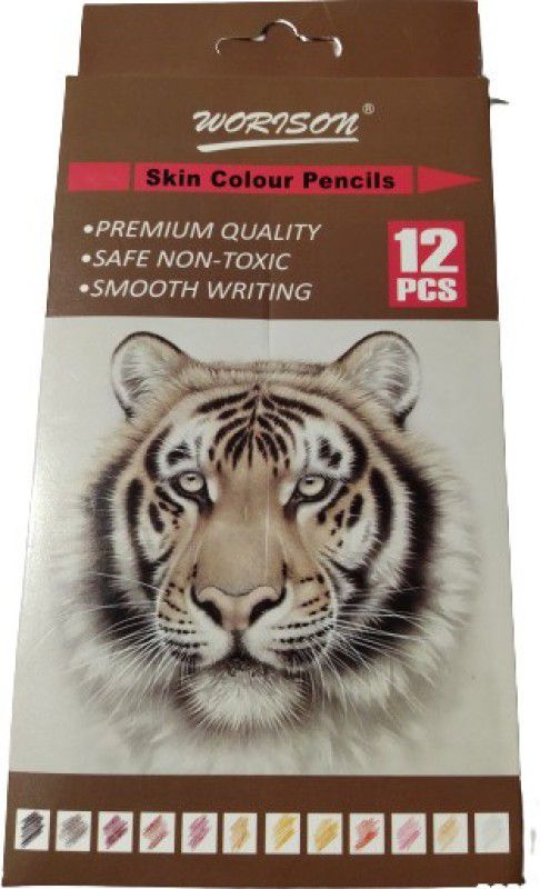 Levin Artist Skin Colouring Pencils for Expressive Portrait Drawings Perfect for Beginners and Professionals, Children and Adults Pencil  (Pack of 12)