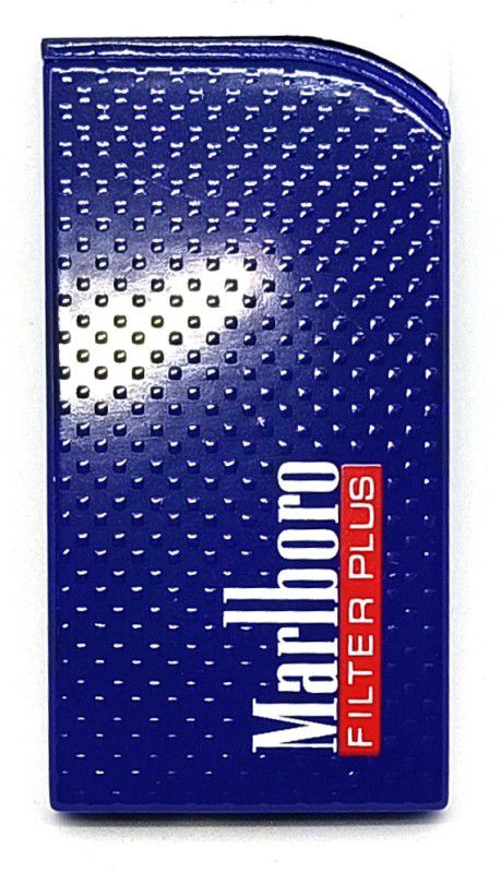 Ala Flame Premium Marlboro Filter Plus Blue White Cigarette slim Design Cigarette Pocket Lighter -Windproof Lighter -Jet Flame -Hookah Lighter Pocket Lighter  (Blue)