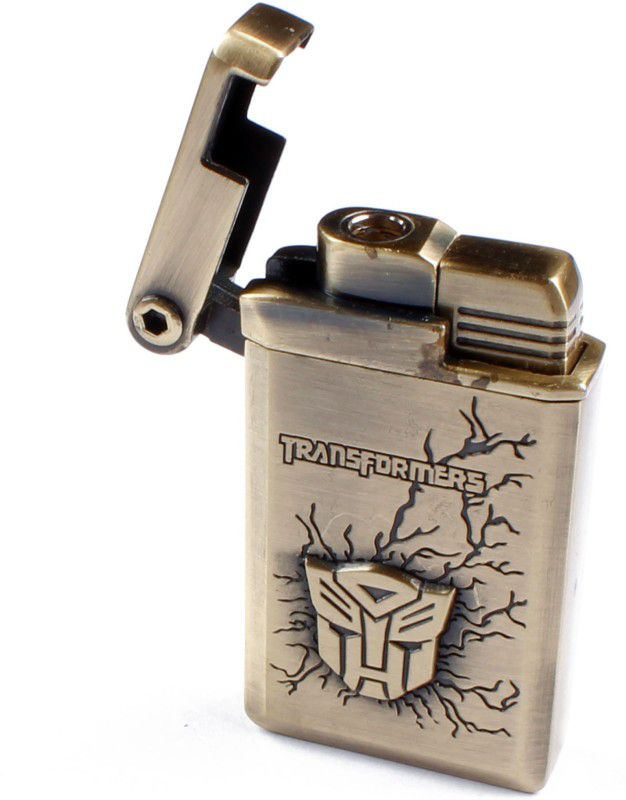 ASRAW Refillable Transformers Engraved Lighter - Pocket Lighter - WindProof Lighter Jet Flame (Without Fuel - Empty Lighter) Pocket Lighter  (Brass)