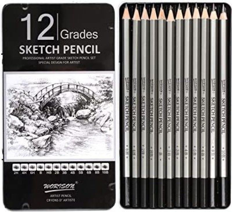 izone 2h,4h ,6h,b,hb,2b,3b,4b,5b,6b,8b,10b Pencil  (Pack of 12)