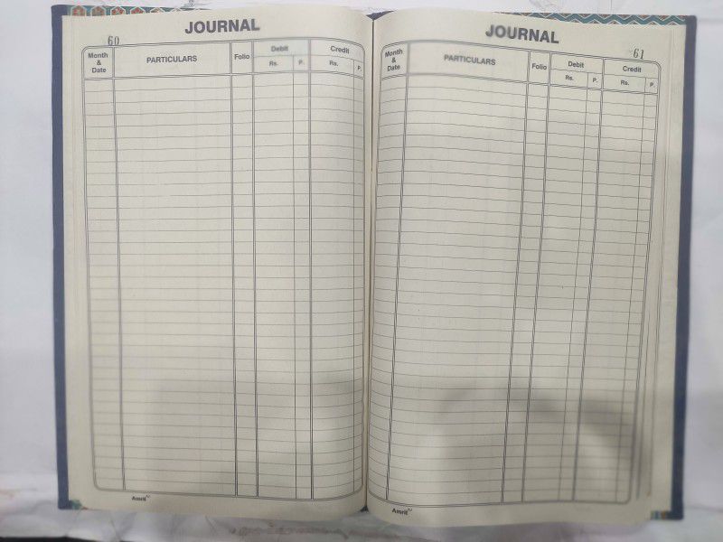 R K SALES Journal book Journal Register 50 Pages, Pack of 1 2-Part Record keeping book  (1 Sets)
