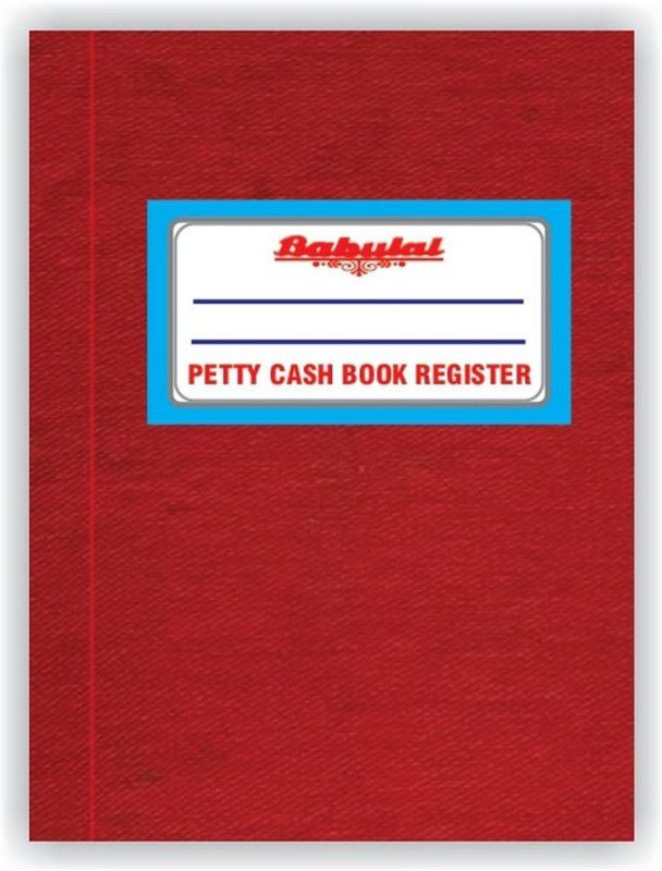 Babulal Babulal Red Canvas Account Book 1 Quire 90 Pages 1-Part Petty Cash Book With 16 Column  (90 Sets)
