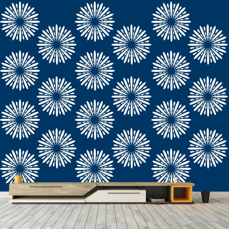 ARandNJ Painting Wall Stencils Pack of 1, (Size:- 16X24 Inch) ANCIENT PATTERN THEME- Prompting DIY Reusable Design Suitable For Bedroom, Drawing Room, Studio, Entrance & Office Decoration Modern Print Wall Stencil  (Pack of 1, Prompting Design)