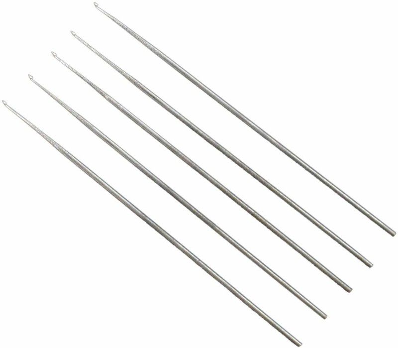 Awesome Store Embroidery Aari Needles for Silk Thread,Zari and Knit thread purpose Pack of 5 Hand Sewing Needle  (Knitting Needle Needle 11 cm Pack of 5)