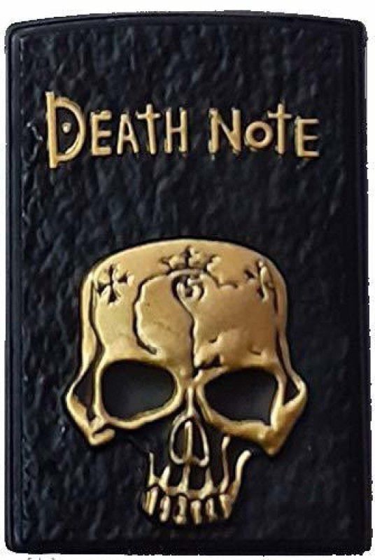 Gabbar Death Note Windproof Lighter - SKULL FLAME CIGARETTE LIGHTER Pocket Lighter  (black)