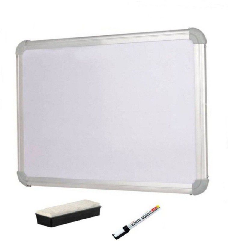 JS MART Non Magnetic Premium 1.5' foot x 2' foot White board  (43 cm x 59 cm)