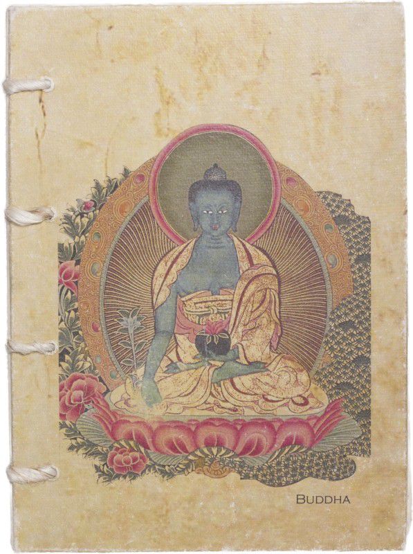 DeKulturework Buddha A6 Journal Unruled 140 Pages  (Multicolor)
