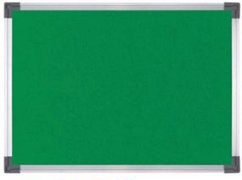 Monika Notice board or Pin up board Green Small 1.5' foot x 1' foot Soft Board Bulletin Board  (Green)