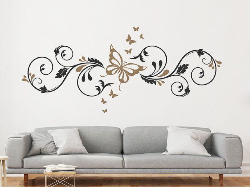 shine interiors Butterfly Design Wall Stencil Size 24*36 Inchs Butterfly Stencil  (Pack of 1, Butterfly)