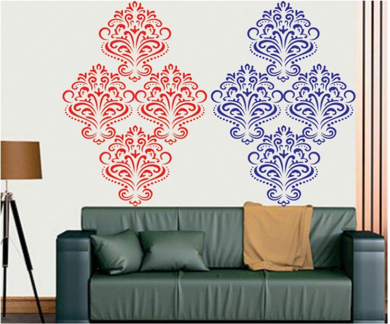 DECRONICS AMENDA Wall Design Stencils for Wall Painting (80-inch x 60-inch) AD-ST683 (16 * 24) Inch Reusable Wall Stencil Stencil  (Pack of 1, Painting Home Decor)