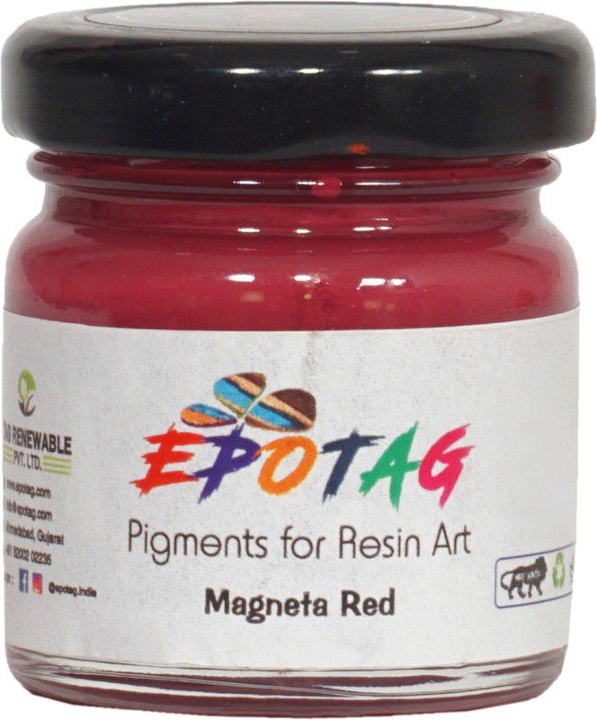 Epotag Magneta Red Color Pigment 50g Resin Art Medium  (50 ml)