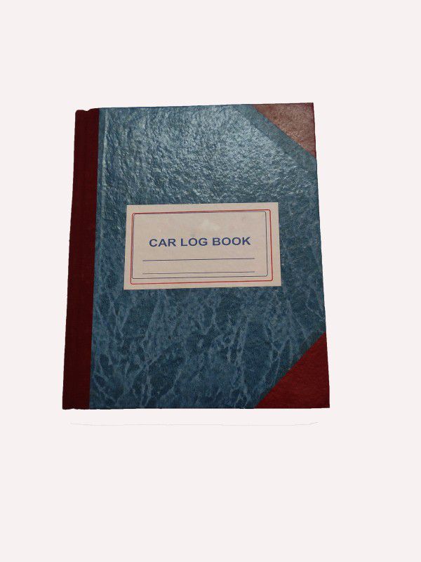 rekha binders Motor Vehicle/Car Log Book No 6 (300pages) 1-Part Car/vehicle Log Book  (1 Sets)