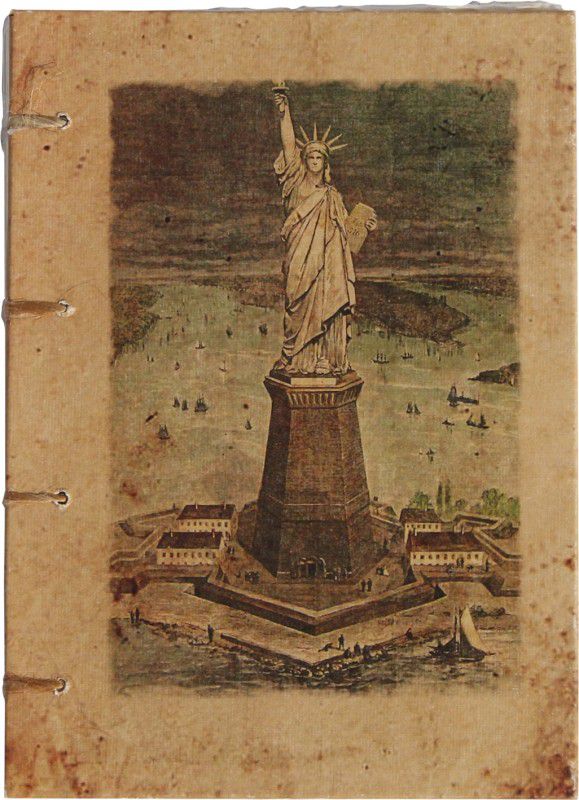 DeKulturework Statue of Liberty A6 Journal Unruled 140 Pages  (Multicolor)