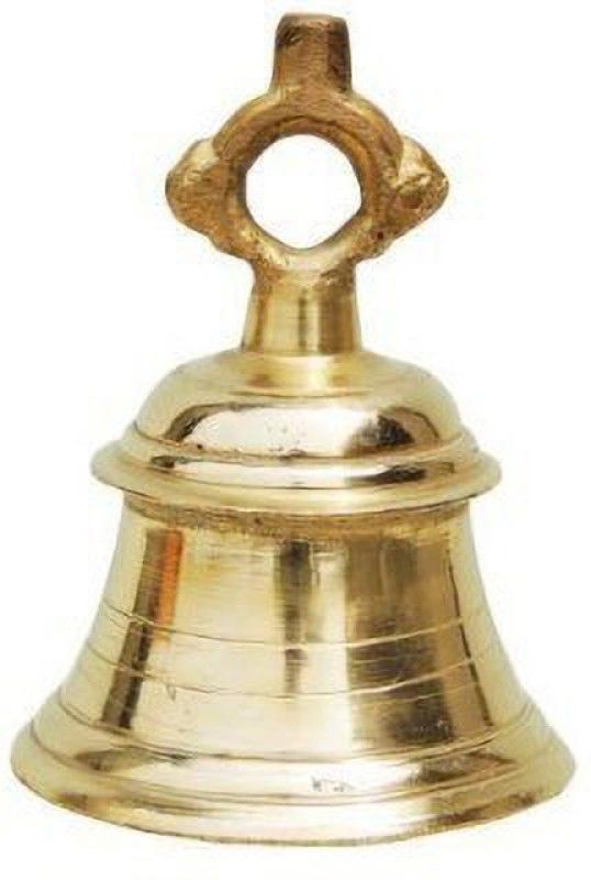 UAPAN Brass Temple Ghanta Bell Brass Pooja Bell (Gold, 2 KG, Medium) Brass Pooja Bell  (Gold, Pack of 1)