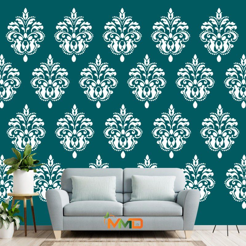 MMD DECORATION Floralcop Wall Stencil CHANDELIER PATTERN Size : ( 16-inch x 24-inch) Floralcop Wall Stencil Reusable Wall Painting Stencil for Home Decoration Wall Stencil Stencil (Pack of 1, Floralcop) Wall Stencil Stencil  (Pack of 1, Floralcop)